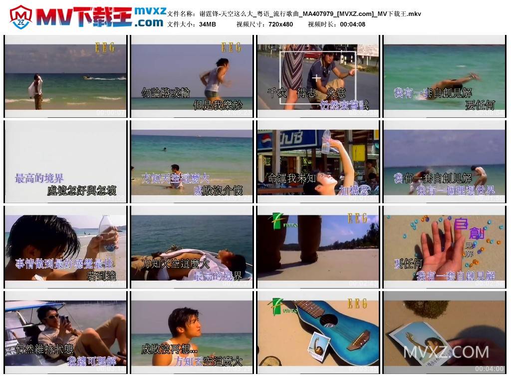 谢霆锋-天空这么大_粤语_流行歌曲_MA407979